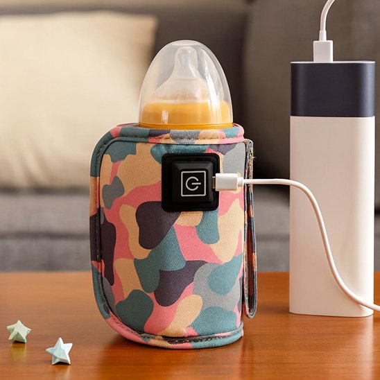 Chauffe biberon portable en charge