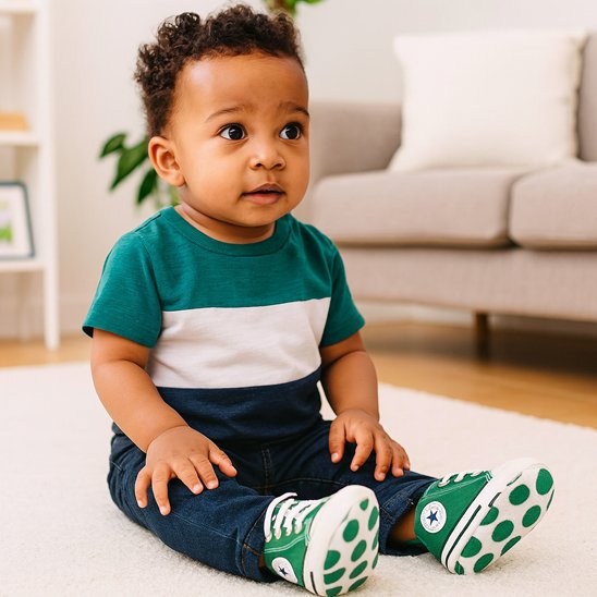 chaussure bebe assis