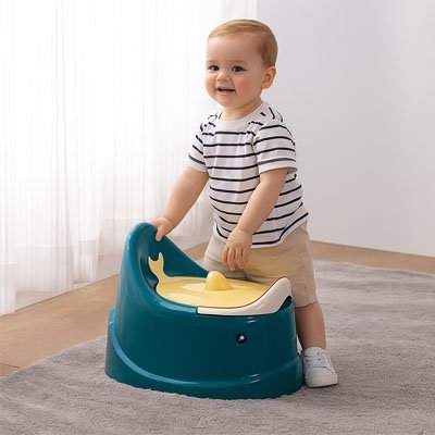 enfant debout pot bebe ergonomique