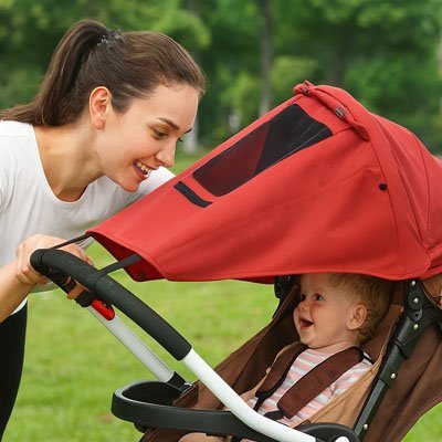 COMMENT EVITER LES RAYONS UV SUR BEBE EN POUSSETTE SANS LE COUVRIR TROP ?