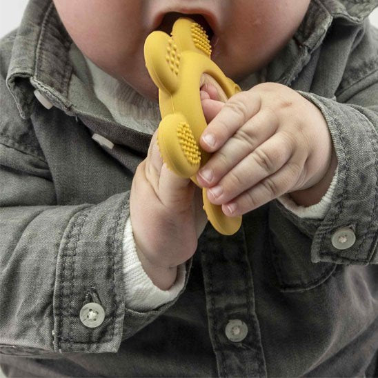 Anneau de dentition orange bebe