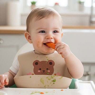 Bavoir silicone bb