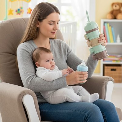 Boite doseuse lait | PratiHerm - Planet des bebe