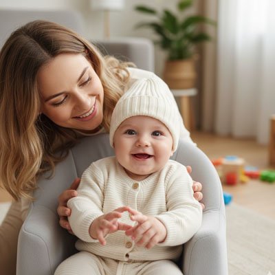Bonnet bebe blanc