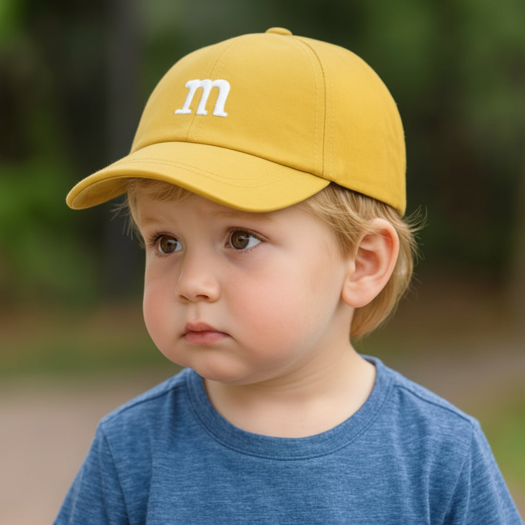 casquette bebe jaune
