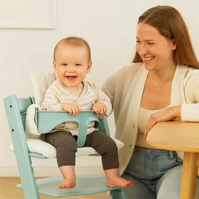 Chaise haute coussin bebe maman