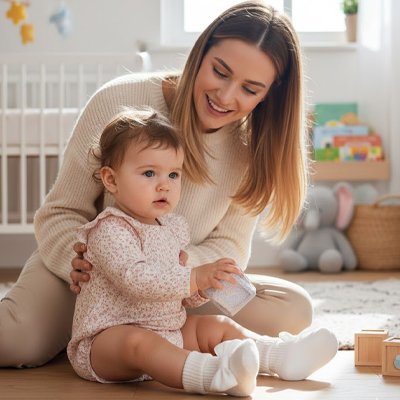 Chaussette bebe maman