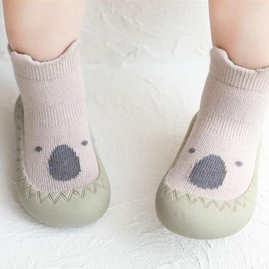 chaussure bebe gris