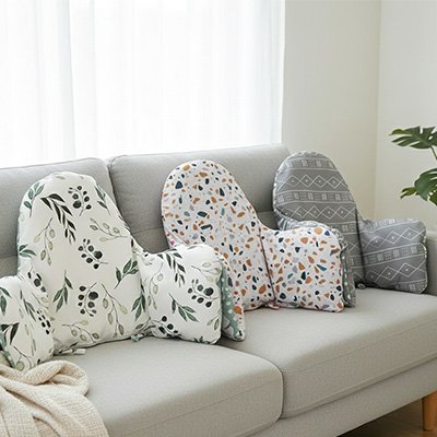 Coussin chaise haute trois variante