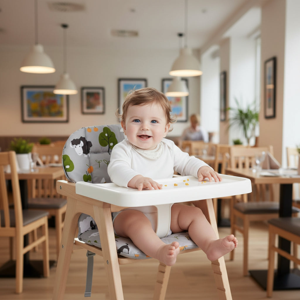 coussin chaise haute bebe restaurant