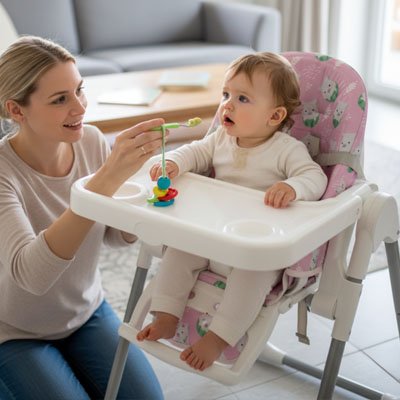 coussin pour chaise haute repas bebe