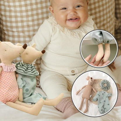 doudou deux souris bebe