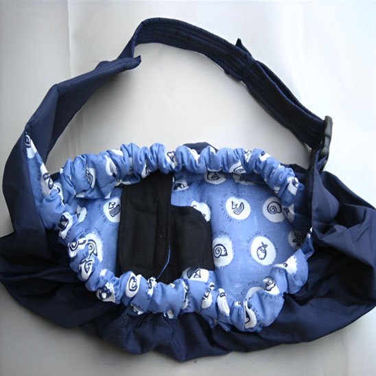 echarpe de portage bebe maman bleue Fleur
