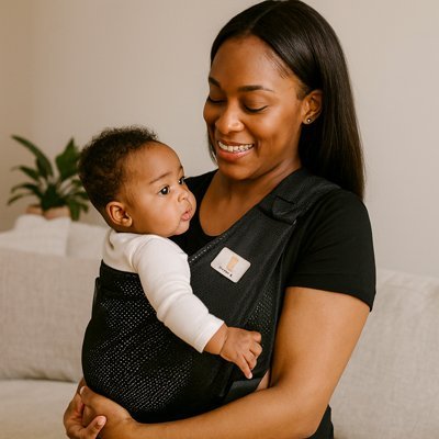 echarpe de portage ergonomique parent bebe