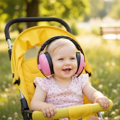 fillette casque anti bruit bebe protection
