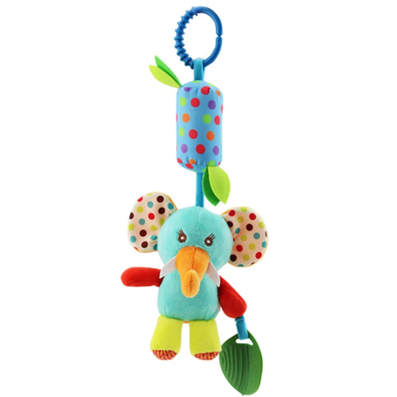 hochet elephant bleu