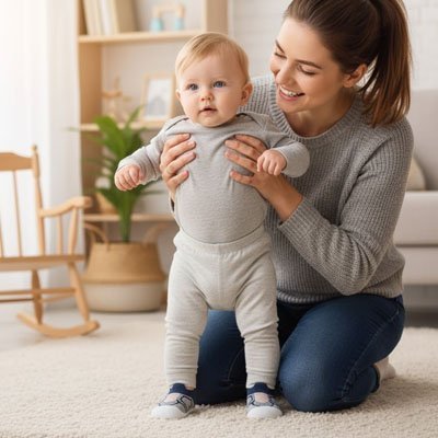 maison maman chaussures bebe bleu premiers pas