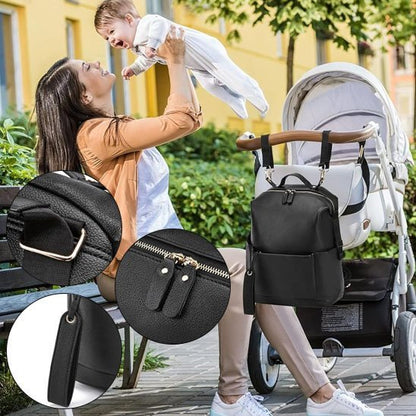 maman bebe poussette sac a langer multipoche elegant