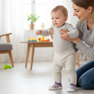maman chaussures bebe premiers pas maison