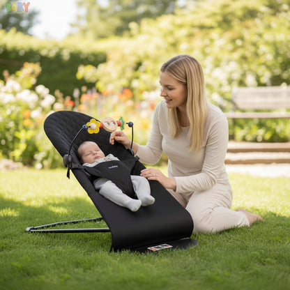 maman enfant endormie balancelle bebe transat serenite