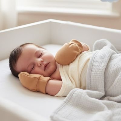 moufle bebe marron dodo