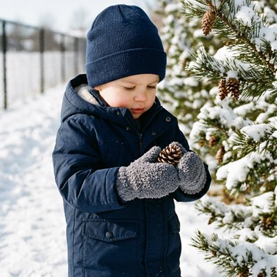 Moufle bebe neige coco 