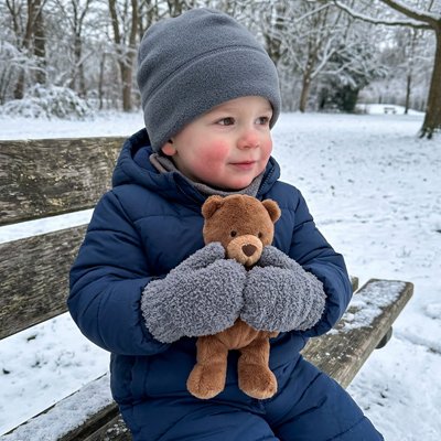 Moufle bébé parc