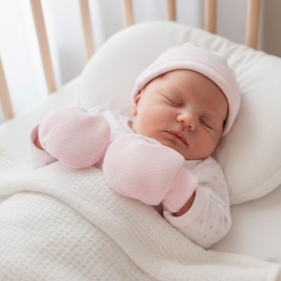 moufle bebe rose dodo