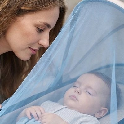 moustiquaire poussette bebe maman