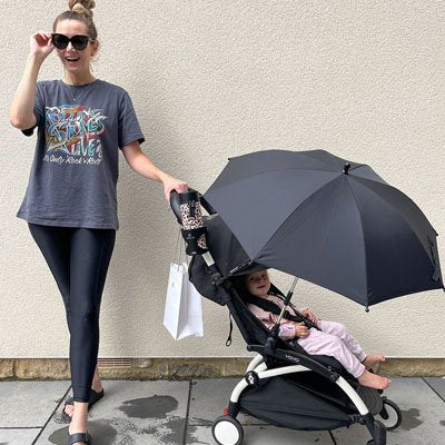 Ombrelle pour poussette​ noir maman
