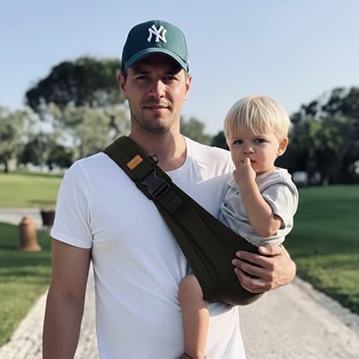 papa bebe echarpe de portage confort optimum