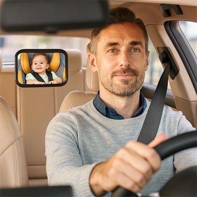 papa conduit miroir voiture bebe panoview