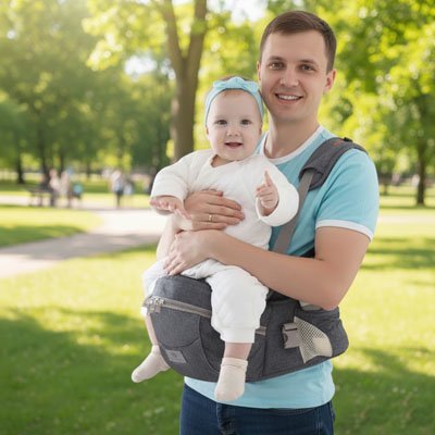 papa porte bebe ergonomique confort premium