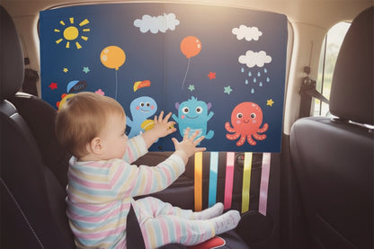 pare soleil voiture bebe uvshield bleu