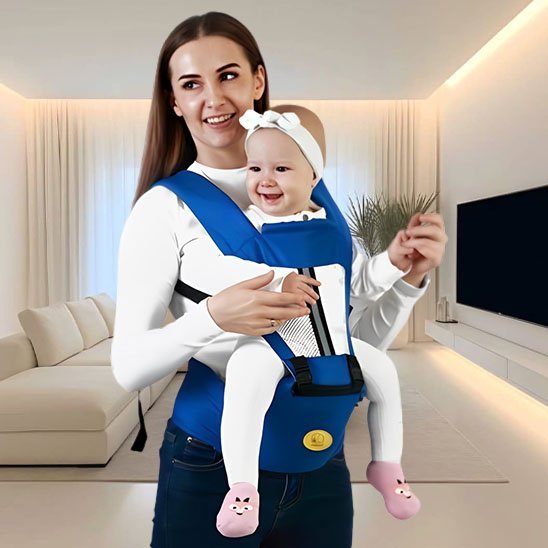 porte bebe ergonomique confort liberte bleu