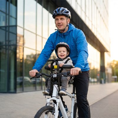 Porte bebe velo papa safo