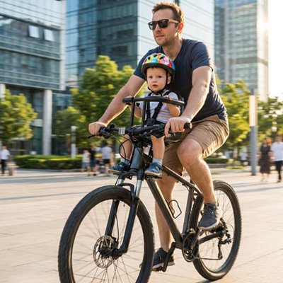 Porte bebe velo papa