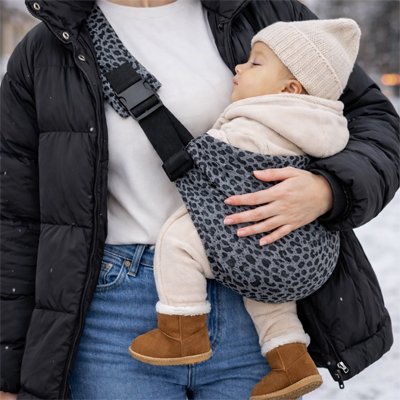 porte bebe gris