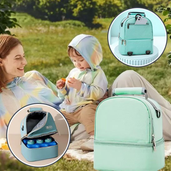 porte biberon pratique et elegant babytravel verte