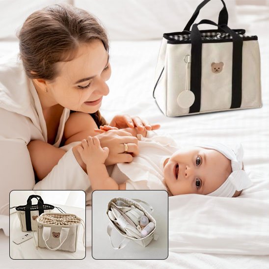 sac a langer  noir bebe maman