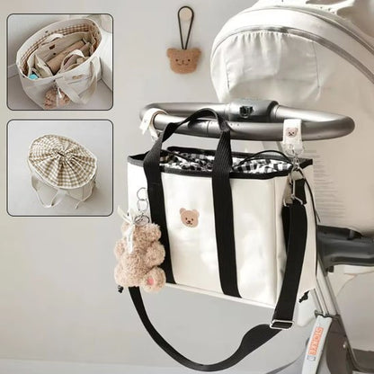 sac a langer noir blanc poussette