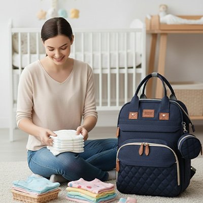 SAC A lLANGER MULTIFONCTIONNEL| ELEGANT & PRATIQUE - Planet des bebe