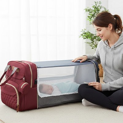SAC A lLANGER MULTIFONCTIONNEL| ELEGANT & PRATIQUE - Planet des bebe