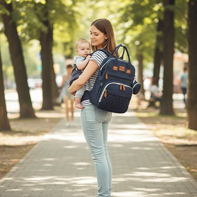 SAC A lLANGER MULTIFONCTIONNEL| ELEGANT & PRATIQUE - Planet des bebe