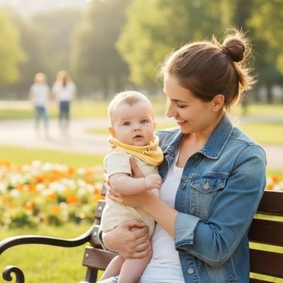 tour de cou pour bebe maman chaise
