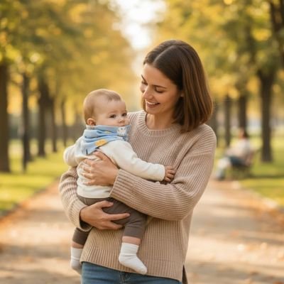 tour de cou pour bebe maman parc