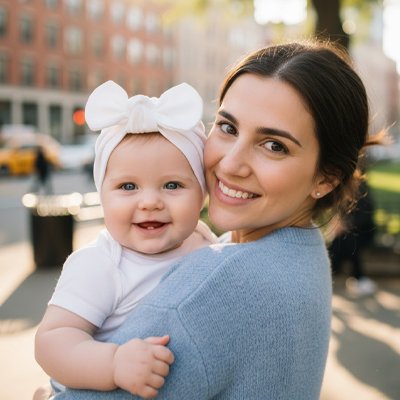Turban bebe fille maman